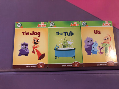 SIX LeapFrog Tag Junior LeapReader books — GET READY TO READ