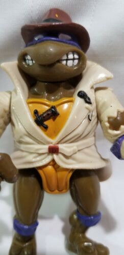 Modellino TMNT vintage 1990 SOTTOCOPERTA DON DONATELLO originale pulito B7 - Foto 2 di 7