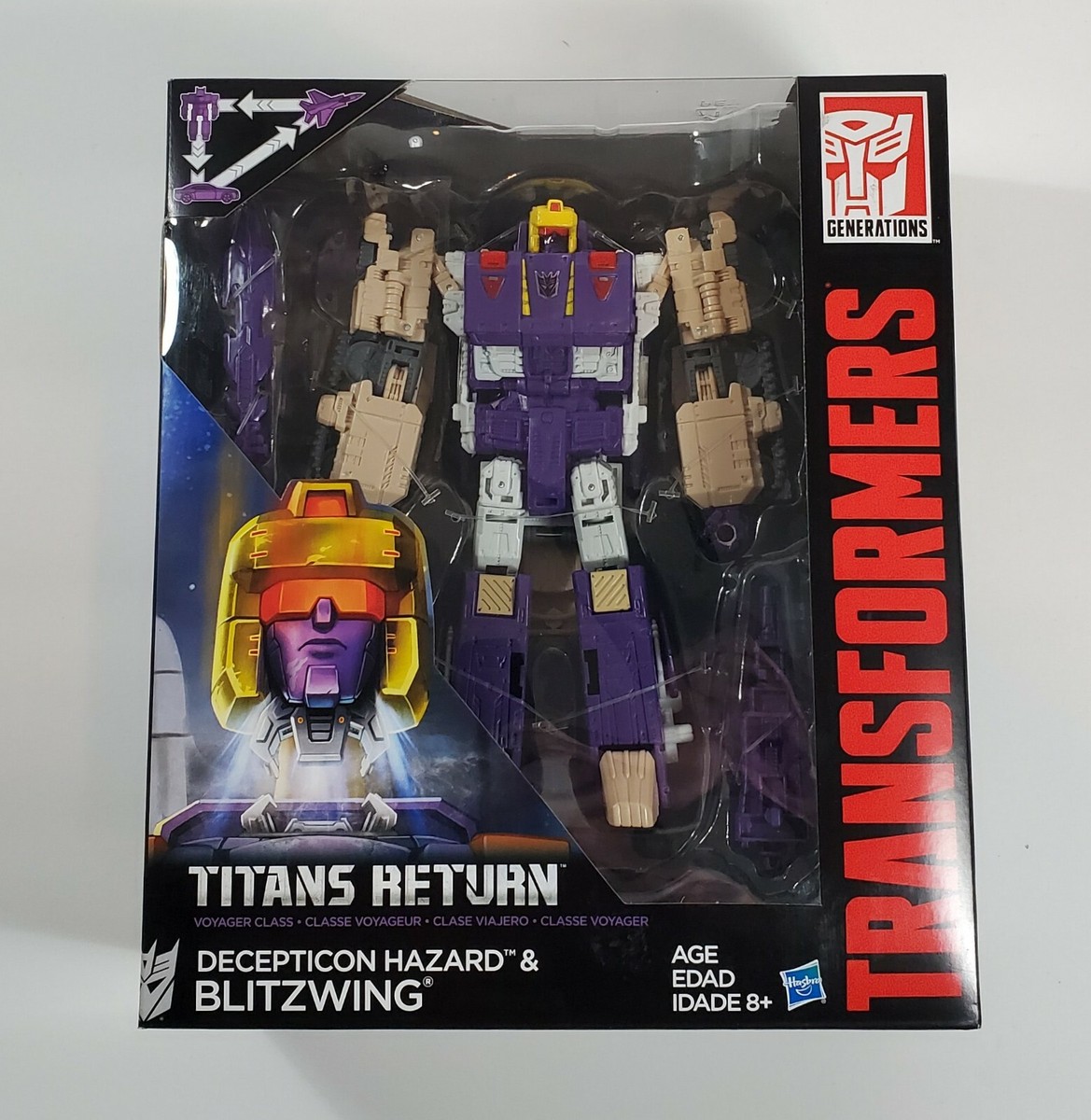 TRANSFORMERS BLITZWING & HAZARD TITANS RETURN FIGURE TITAN