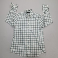 Banana Republic Shirt Mens Medium White Button Up Stylish Comfort Slim