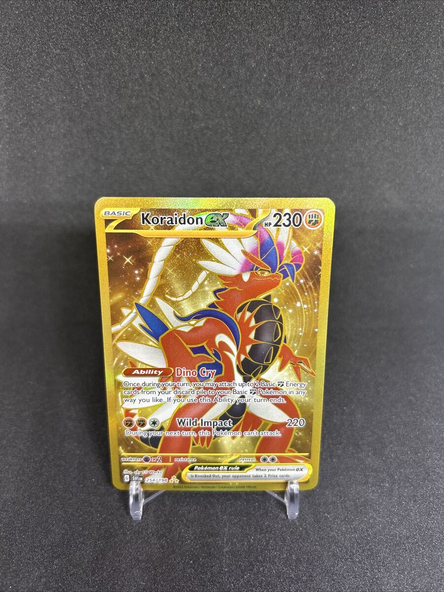 Koraidon EX 254/198 PSA 10 (2023 Pokemon Scarlet and Violet) Gold Secret  Rare