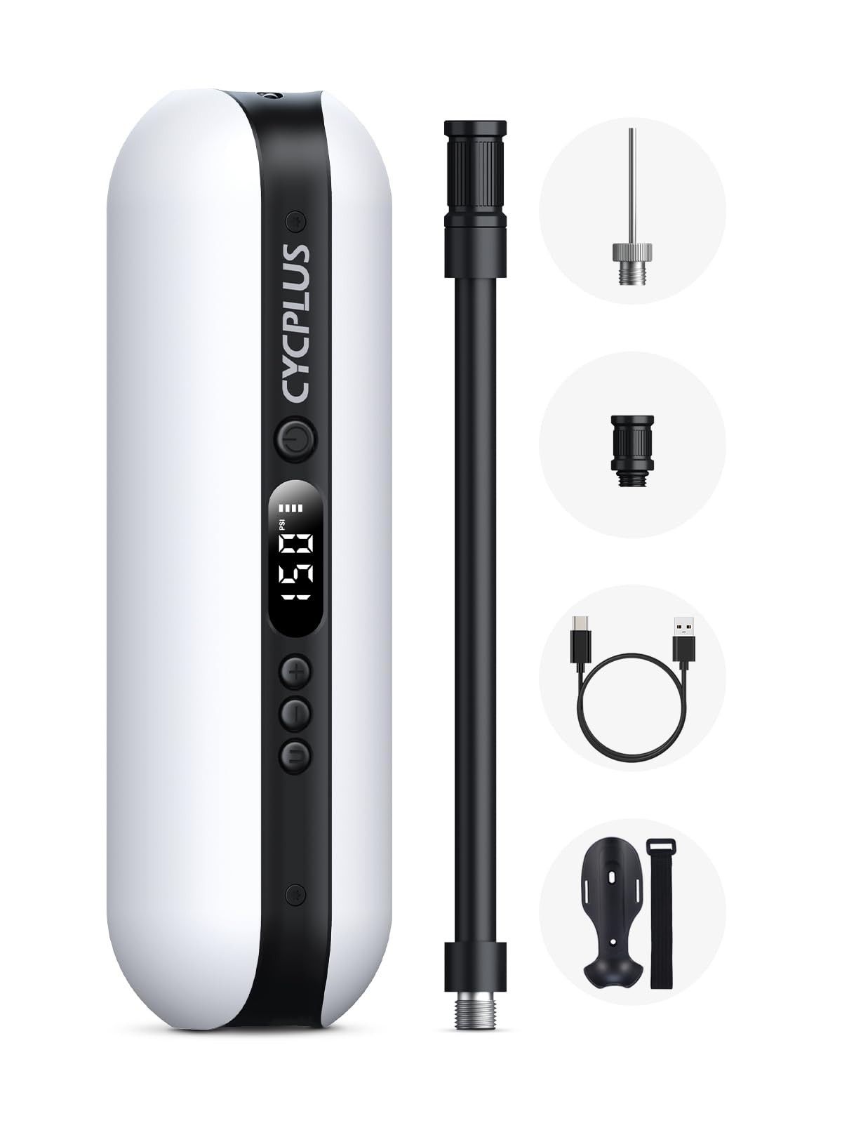 Pompe vélo électrique nomade arrêt automatique batterie rechargeable