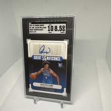 2022-23 Panini Hoops Jalen Williams Rookie Great Significance Gold Autograph /10