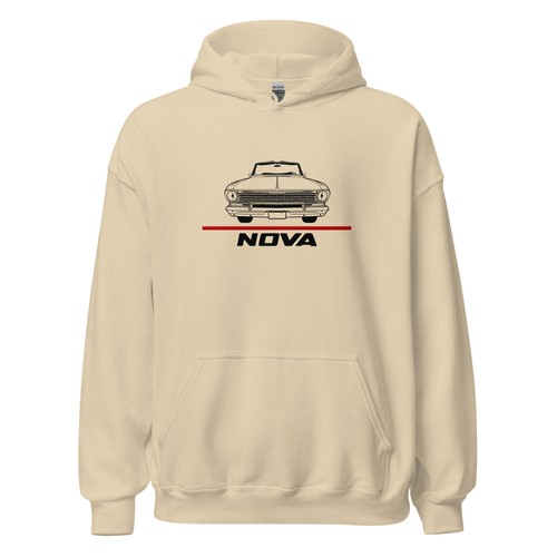 Premium Hoodie For Chevrolet Nova 1963 Convertible Car Fans Christmas Gift - Picture 6 of 11