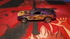 1997 Red-Line Mattel Hot Wheels Mustang Mach 1 Variant Purple w/ Flames Malaysia