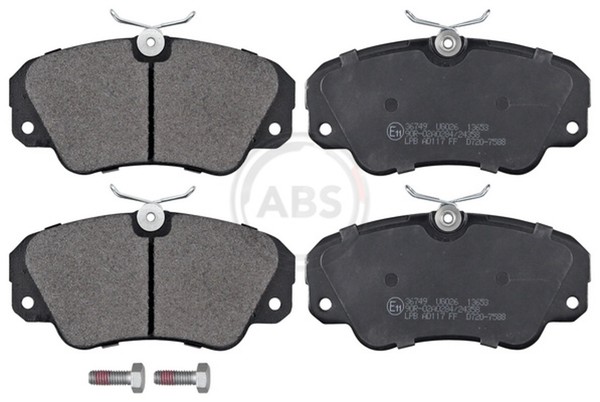 A.B.S. Bremsbelagsatz Scheibenbremse 36749 FüR Omega Senator V94 V88 Opel V87-image