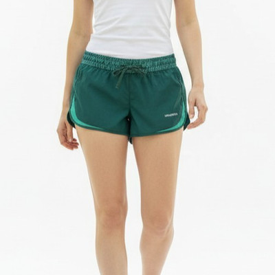 Patagonia Strider Shorts Women Large Ocean Blue Green Running Liner Athletic