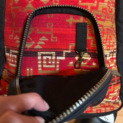 Pendleton Backpack Red Wool Southwestern Navajo, Aztec 