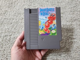 Snake Rattle 'n' Roll (Nintendo NES, 1991) Carro Aut&eacute;ntico Solo Probado &iexcl;LIMPIO!