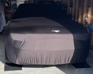 Used Indoor 2011-2014 Coverking Ford Mustang Car Cover w/Mustang Logo Black