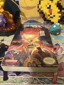 Dragon Warrior III 3 (Nintendo NES, 1992) CIB Complete in Box with Map