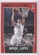 2015-16 Panini NBA Hoops Red 102/299 Brook Lopez #57 0a1