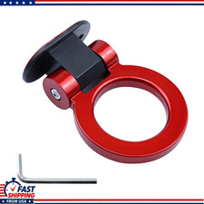 Universal Bumper Tow Hook Ring Kit Track Racing Style Exterior Accesscolor Red Universal Bumper Tow Hook Ring Kit Track Racing Style Exterior Accesscolor Red