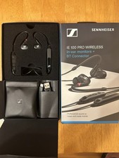 Sennheiser IE 100 PRO WIRELESS In ear monitors  BT connect New Open Box Black