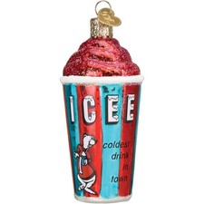 Old World Christmas Blown Glass Ornament for Christmas Tree, Icee