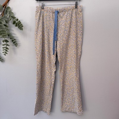 Draper James Lands End Pants Cottagecore Ditsy Floral Pajama Bottom Sleep Lounge