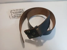 Vintage Interchangeable Leather Belt Strap Dated 1967 Made In USA Size 32 (38")L