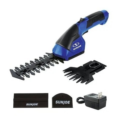 Sun Joe HJ604C Cordless Grass Shear/Shrubber Handheld Trimmer 7.2V (Refurbished)