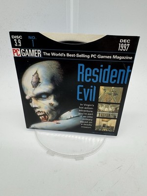Vintage PC Gamer Demo Disc 3.9 1997 Resident Evil Zork Grand Inquisitor Worms 2