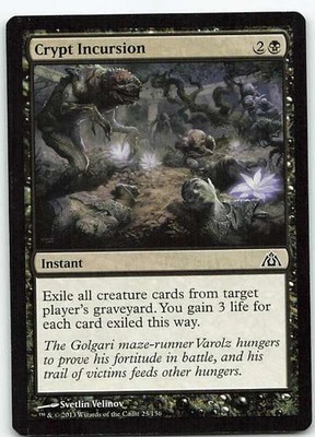 Crypt Incursion 23/156 Dragon's Maze Common NM MTG