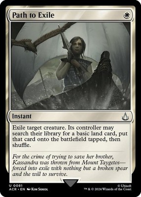 Assassin's Creed, Commons and Uncommons, Magic The Gathering, ACR MTG TCG