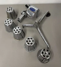 Vintage Saladmaster Food Processor Food Slicer Shredder Cutter w/ 5 Cutters