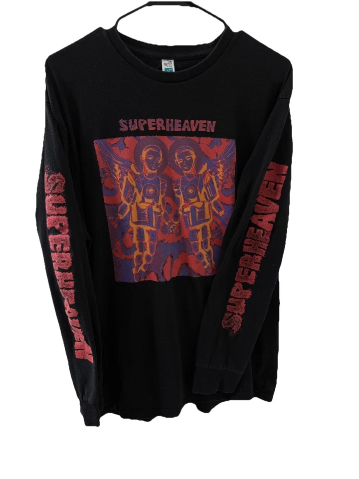 SUPERHEAVEN XL LONG SLEEVE SHIRT  TWIN ANGELS DAYLIGHT Title Fight HARDCORE BAND - Image 2 of 4