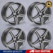 Set Of 4 18 X 8.5 Wheels For Mercedes Benz C300 E300 E350 C43 Amg Alloy Rims