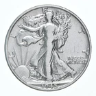 XF/AU 1945-S Walking Liberty Half Dollar Polished 90% Silver *0853