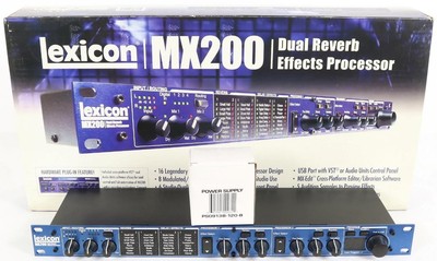 Lexicon MX200 Duel Reverb Multi Effects Processor Rackmount w/ Adapter & Box