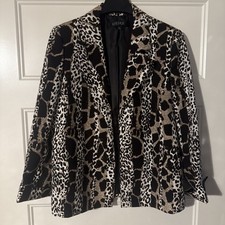Kasper Women s Leopard Print Blazer Size 12