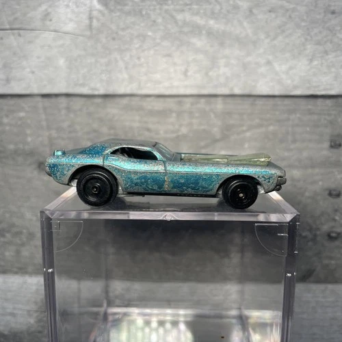 Hot Wheels Redline Bye-Focal 1970 Aqua Gray Int. Made In Hong Kong