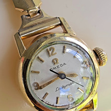 Vintage OMEGA Ladymatic watch S5268 14K Gold Filled swiss 1956 4