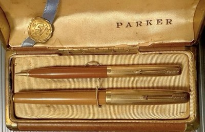 Parker 51 Vacumatic Yellowstone Mustard Fountain Pen No Overseas