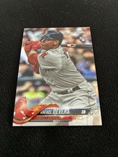 Rafael Devers Rookie  Refractor Topps Chrome 2018 Nrmt Baseball Card. rookie card picture