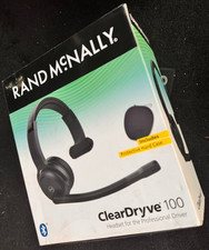RAND MCNALLY CLEARDRYVE CD100 CD 100 BLUETOOTH HEADPHONES