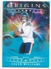 CALEB WILLIAMS 2025 PANINI ORIGINS #53 TURQUOISE PARALLEL BEARS MINT SP #39/50
