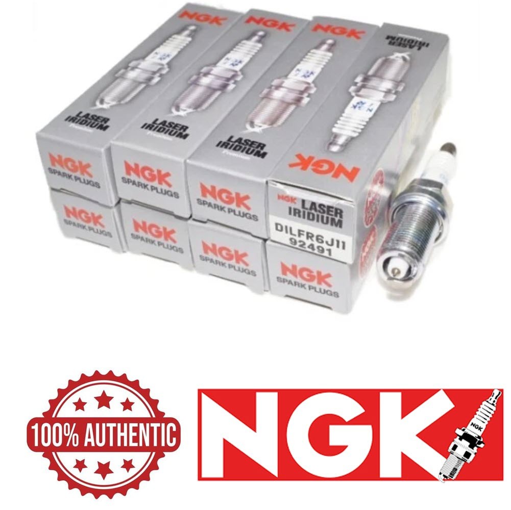 For Acura ILX Honda Insight LEA2 Engine Set of 8 Spark Plugs Kit DILFR6J11 NGK