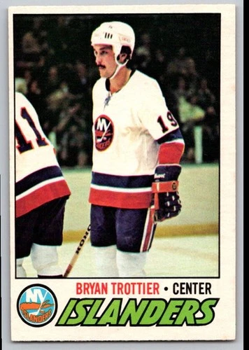 1977-78 O-PEE-CHEE BRYAN TROTTIER NEW YORK ISLANDERS #105