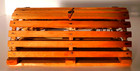 Vtg Handmade Decorative Wood Lobster Trap Canada 8