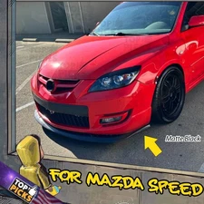 Fits 07-09 MazdaSpeed 3 JDM Splitter Style Front Bumper Lip Chin Spoiler Body
