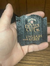 2011 JIM BEAM DEVILS CUT TAG FOR A BOTTLE -GR...