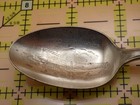 1939 New York Worlds Fair Souvenir Spoon Wm Rogers Textile Theme Building IS — photo 2