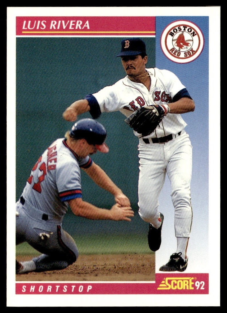 1992 Score Luis Rivera Boston Red Sox #159