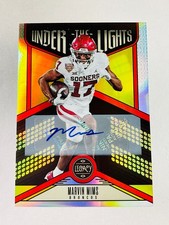 2023 Panini Legacy Under The Lights Marvin Mims Silver Prizm Auto RC