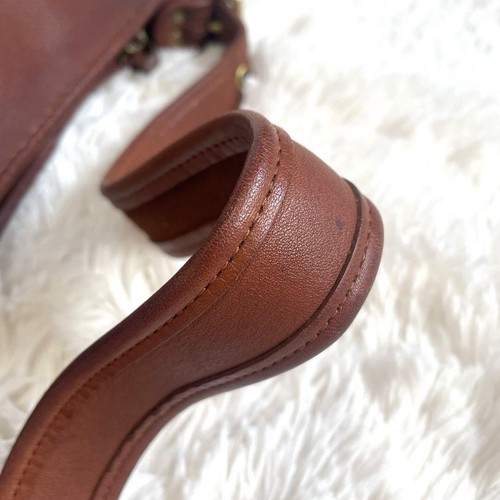 Bolso de Alimentación COACH 9085 Marrón Bolso de Lona Cubo Saco Cuero De Colección - Imagen 16 de 20