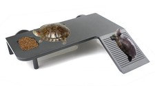 Turtle Basking Platform Stable Suction Cup Mounted Basking Platform with Bas...