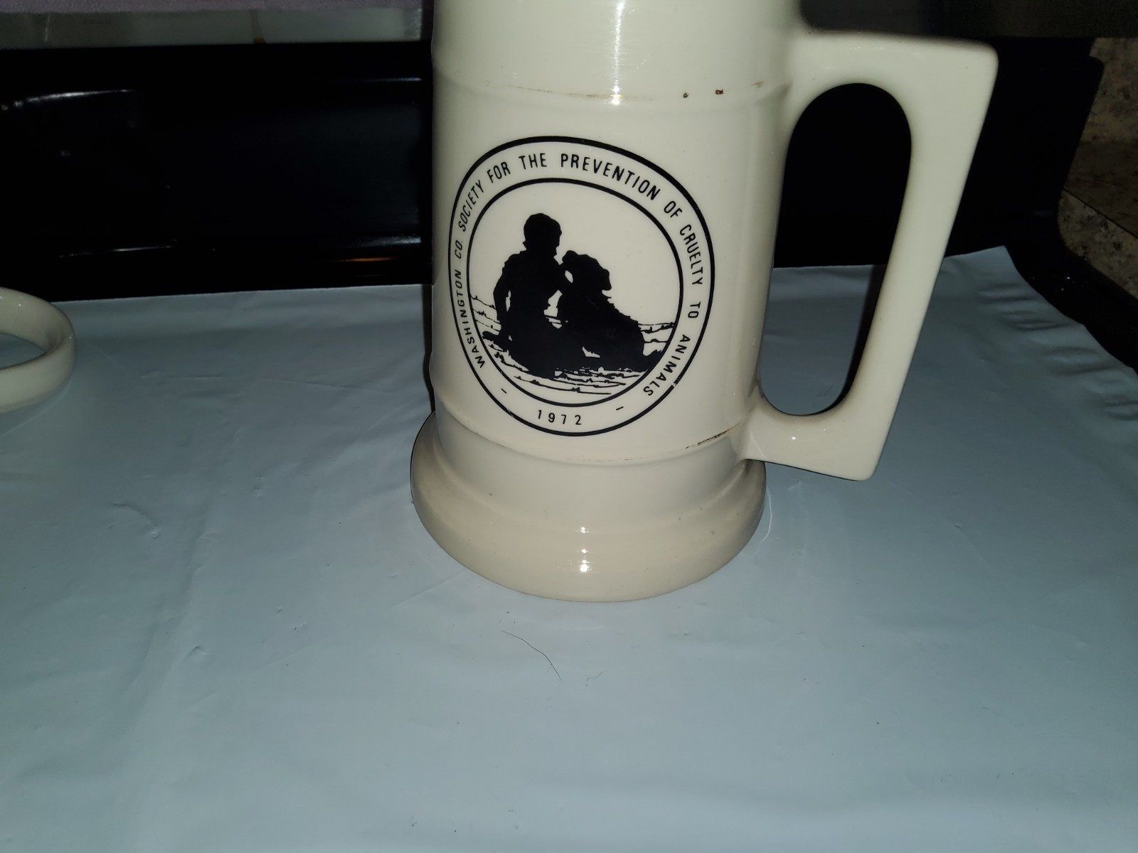 One Beer Stein, One Pottery Mug, One Norman Rockwell Coffee Cup