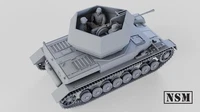 WWII German Panzer IV Ostwind with Crew Various Scales Historical Wargaming (US