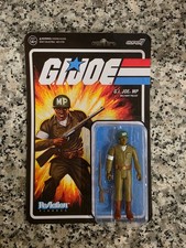 Military Police MP 2022 Black G.I. JOE SUPER 7 ReAction 3.75 NEW
